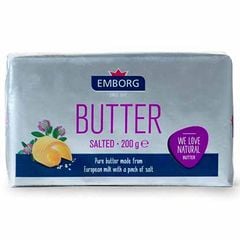 DA.B- Frozen Salted Butter Emborg 82% fat 200g