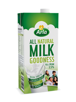 DA.M.P- UHT Full Cream Milk Arla 1L T7