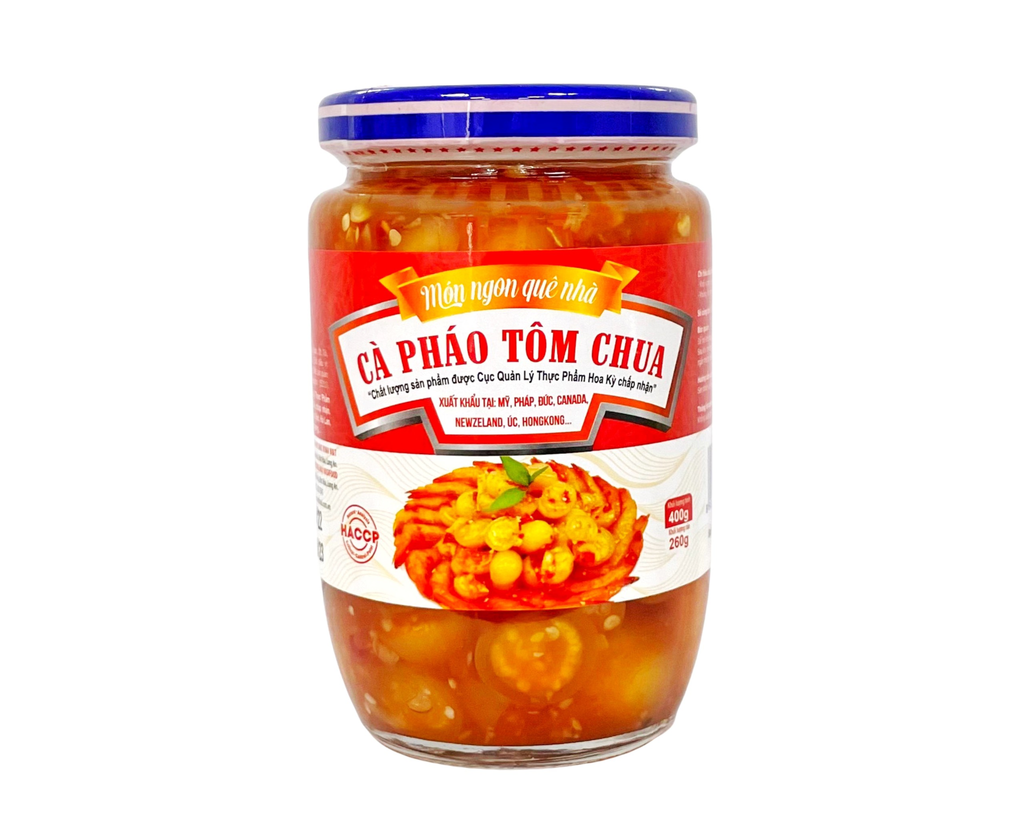 PK- Pickled Eggplant With Shrimp iN Brine VasiFood 270g