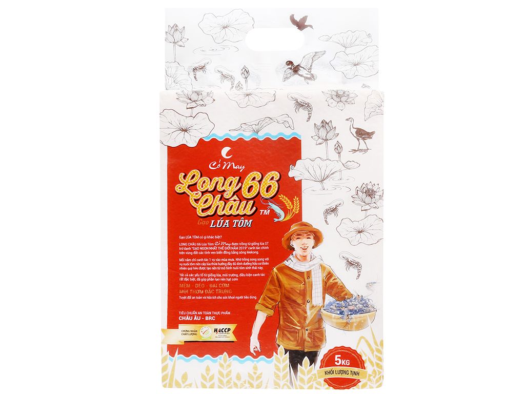 GR.R-Gạo. ST25 Rice Lúa Tôm Long Châu 5kg