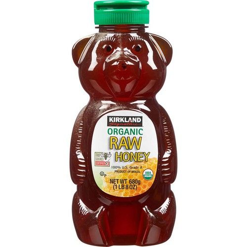 H- Mật ong hữu cơ Kirkland 680g - Organic Raw Honey ( bottle )