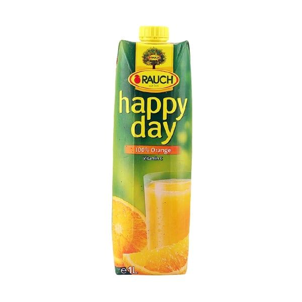 BW.J- Nước cam ép - Happy Day Orange Juice Rauch 1L ( Bottle )