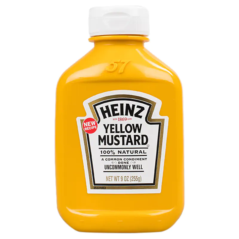 SS- Mù tạc vàng Heinz 225g - Yellow Mustard ( Bottle )