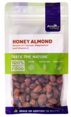 N- Hạnh nhân mật ong Atlas 265g - Honey Almond ( pack )