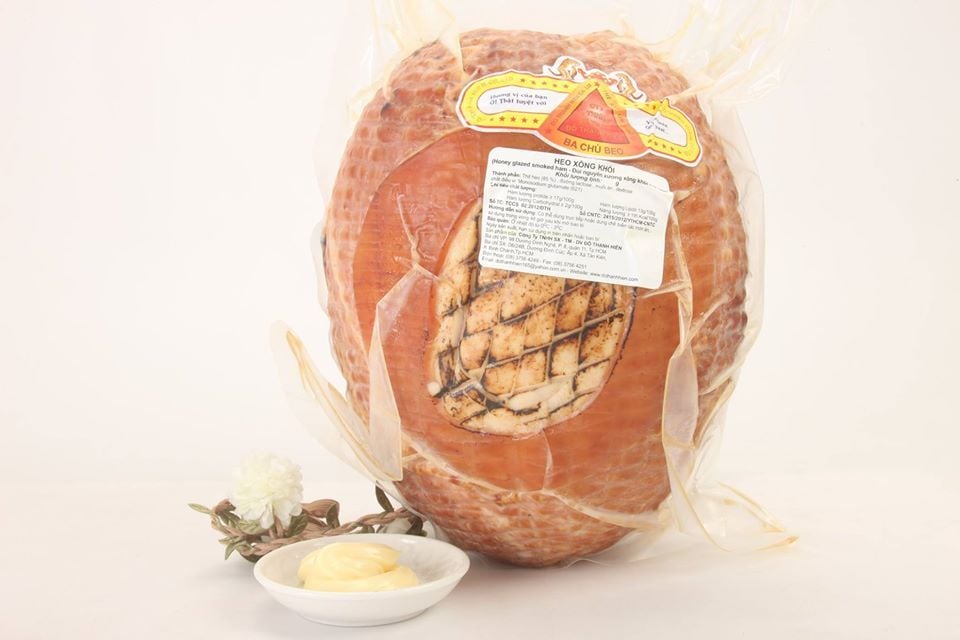 ME.CC- Đùi heo xông khói ( 1kg / gói 100g ) - Smoked Honey Ham ( 1Kg / 100g )