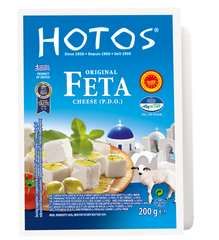 DA.C- Greek Feta Cheese P.D.O In Brine Hotos 200g T7