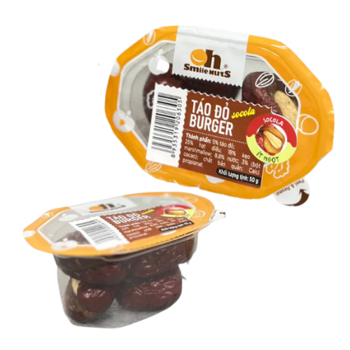FRD- Chocolate Flavor Red Apple Burger Oh Smile Nuts 50g