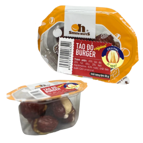 FRD- Original Flavor Red Apple Burger Oh Smile Nuts 50g