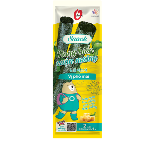 SN- Cheese Flavor Rolled Seaweed O'Food 6g