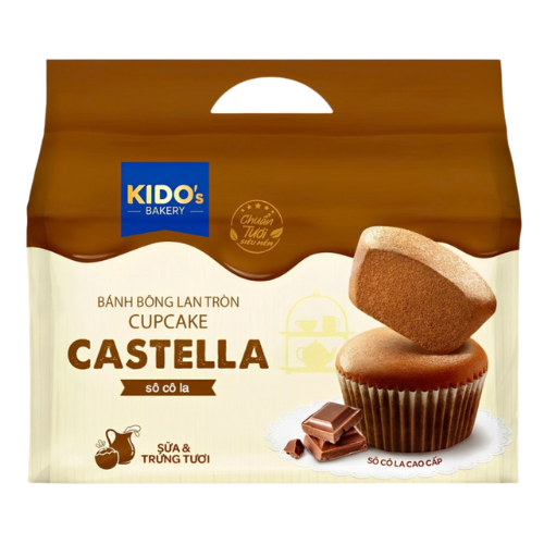 SN- Chocolate Cupcake Castella Kido's 120g