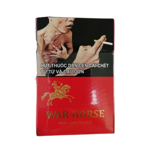 CI- Cigarette War Horse King Size Filter (Red)