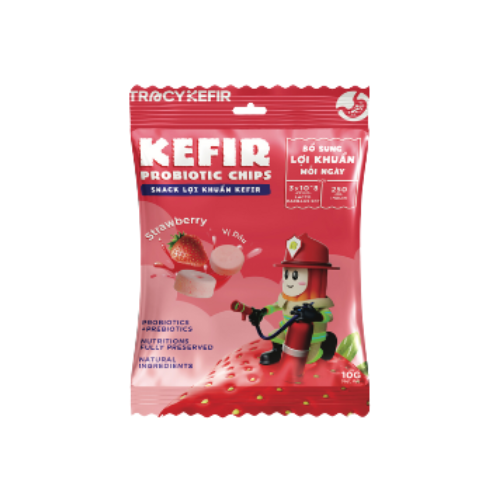 SN- Strawberry Flavor Probiotics Chips Tracykefir 10g