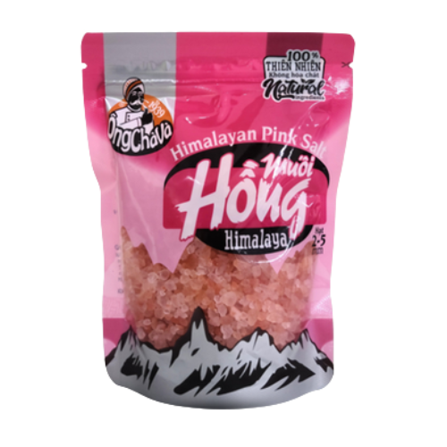 SD- Himalayan Pink Salt 2-5mm Ông Chà Và 325g (HẠT LỚN)