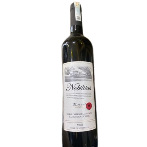 WI.R- Red Wine Nobilitas Shiraz Cabernet Vicount 750ml