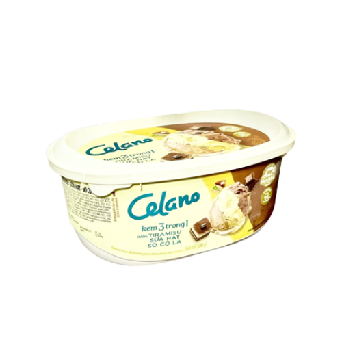 IC- Tiramisu Nuts Milk Chocolate Ice Cream Celano 860ml