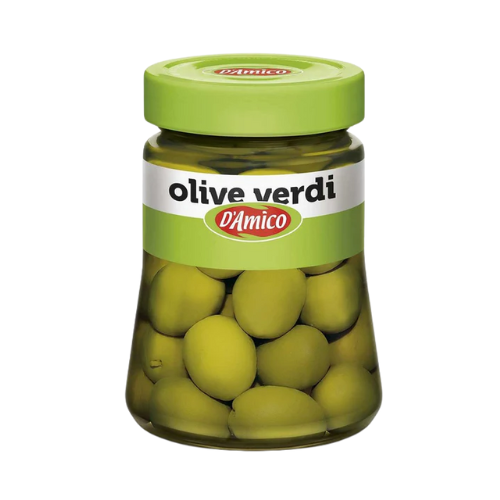 PK- Whole Green Olives Verdi D'Amico 300g