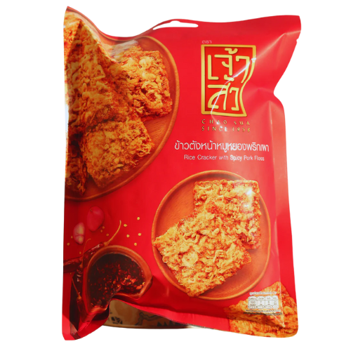 SN- Rice Cracker With Spicy Pork Floss Chaosua 30g