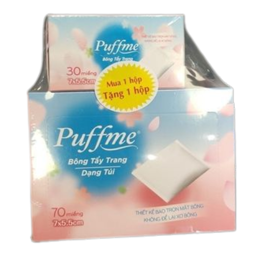 PU- Makeup Remover Cotton 70pcs
