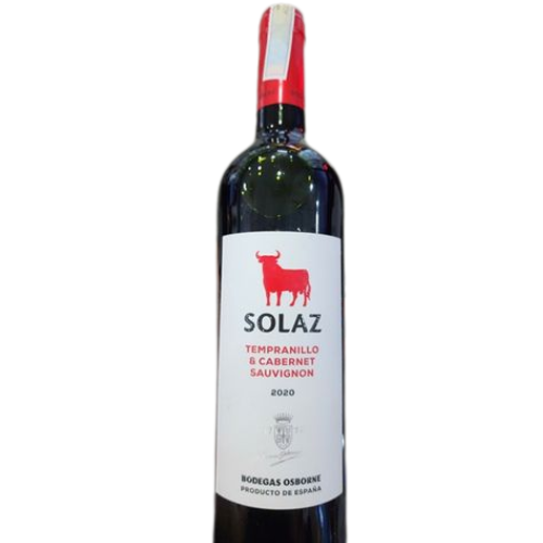 WI.R- Red Wine Tempranillo Cabernet Sauvignon 2020 Solaz 750ml