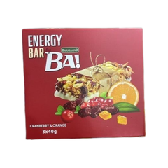 GR.G- Blueberry & Orange Energy Bar Ba! 3x40g