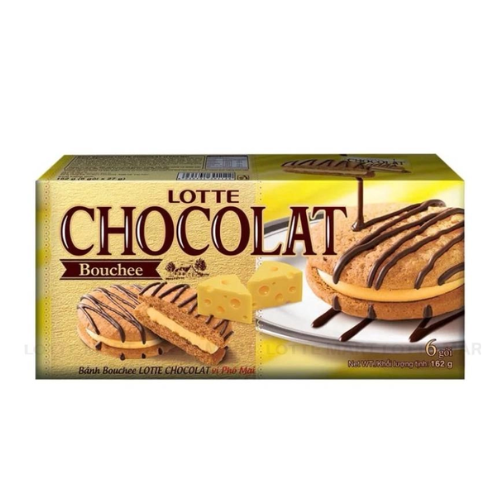 SN.PC- Cheese Flavor Bouchee Lotte Chocolat 162g