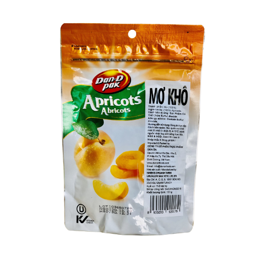 FRD- Dried Apricot Dan-D Pak 120g