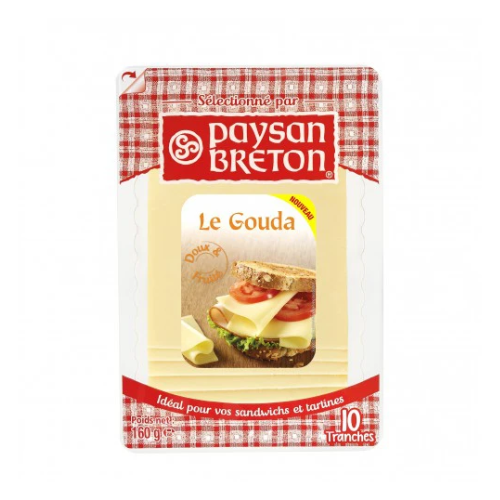 DA.C- Gouda Cheese Slices Paysan Breton 160g