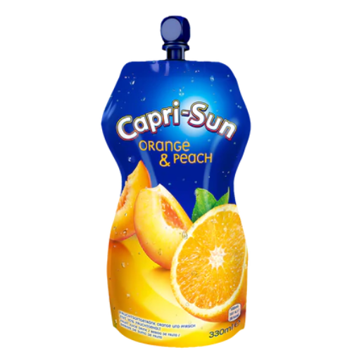 BW.J- Nước ép. Orange & Peach Fruit Drink Capri-Sun 330ml