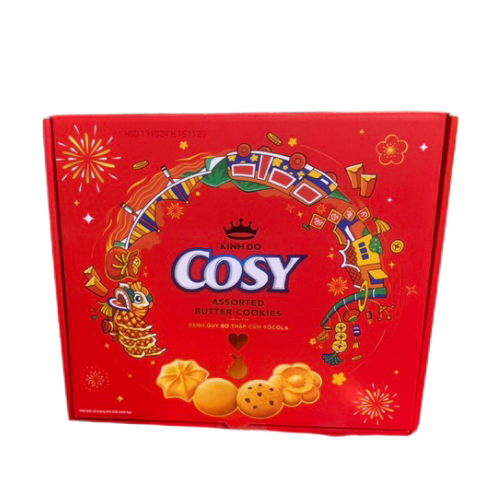 SN.PC- Chocolate Flavor Assorted Butter Cookies Cosy Kinh Đô 300g