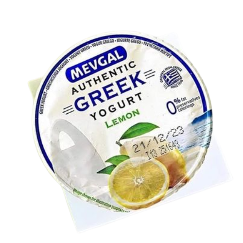 DY- Lemon Greek Yogurt 0% Fat Mevgal 150g