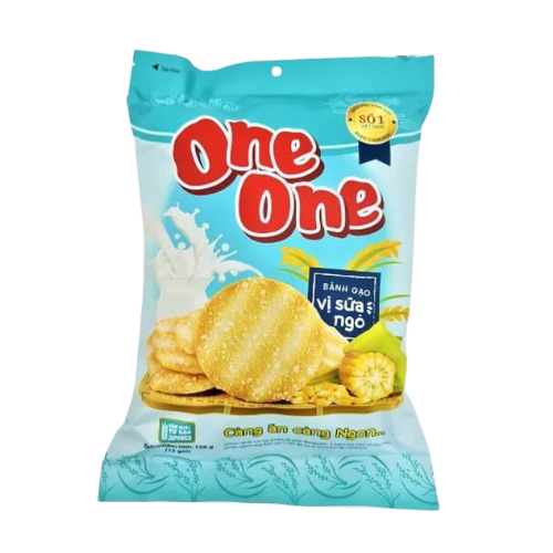 SN.PC- Corn & Milk Flavor Rice Crackers One One 120g