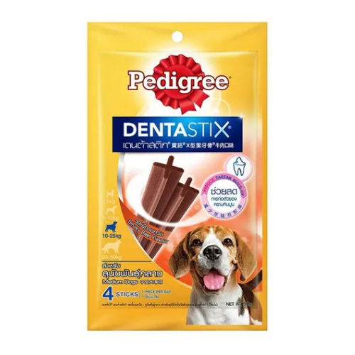 PET- Smoked Chicken Flavor Dog's Food (1year) Dentastix Pedigree 98g
