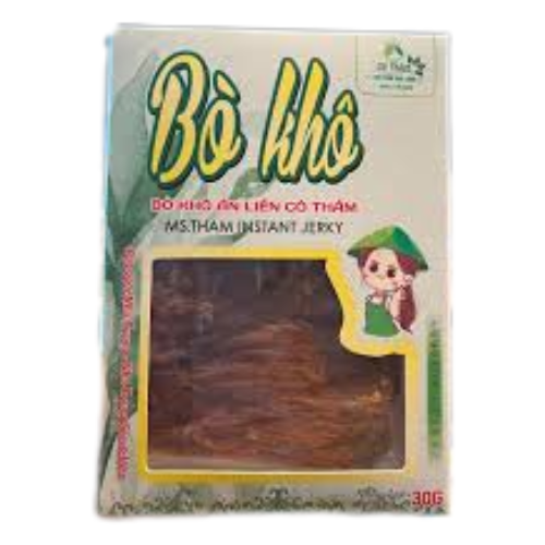 SN- Instant Beef Jerky Ms.Tham 60g (beef fiber)