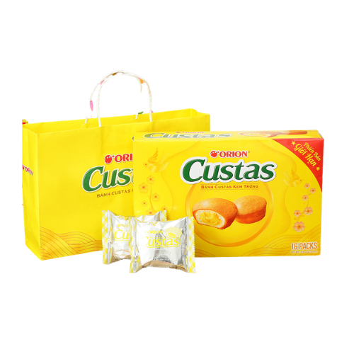SN.PC- Egg Cream Custas Orion 16pcs 376g