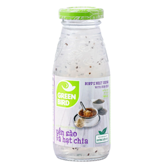 BW.S- Bird Nest Drink With Chia Seeds Green Bird 185ml (Mã lẻ 1 chai)