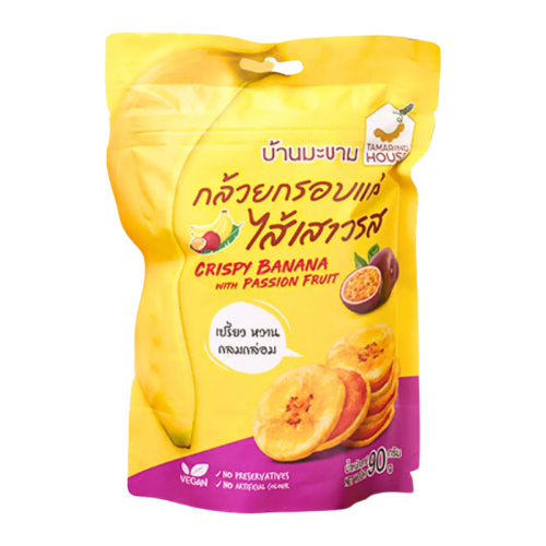 SN- Crispy Banana With Passionfruit Tamarind House (Tím) 90g