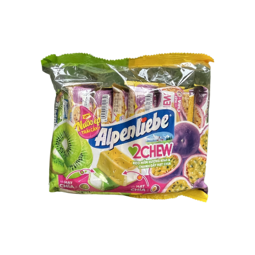 SN.CD- Soft Candy Kiwi & Passion Chia Seeds Alpenliebe 24.5g