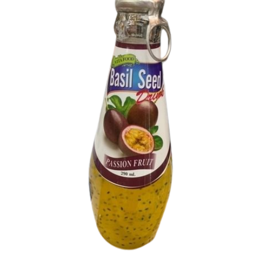 BW.J- Basil Seed Drink Passion Fruit Flavor Thailand 290ml