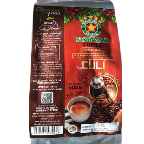 CF- Roasted & Ground Coffee Beans Culi StarVina 300g