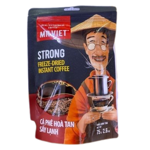 CF- Strong Freeze-Dried Instant Coffee Mr.Việt 75g
