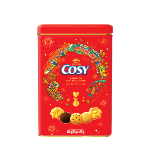 SN.PC- Assorted Butter Cookies Cosy Kinh Đô 600g