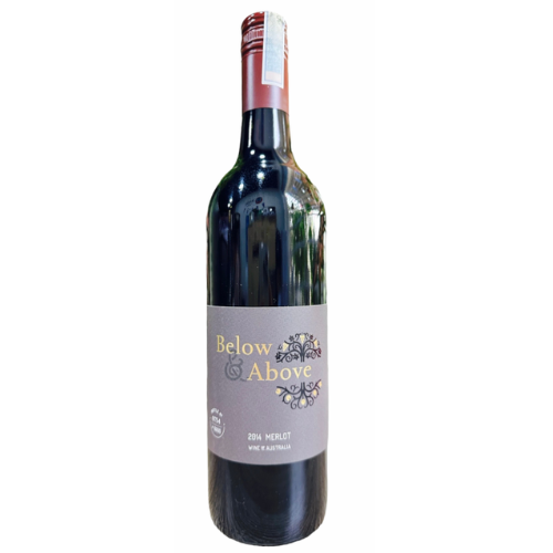 WI.R-Rượu. Red Wine Below & Above Merlot 750ml