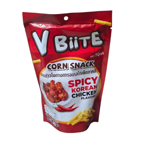 SN- Spicy Korean Chicken Flavor Corn Snack V Biite 40g