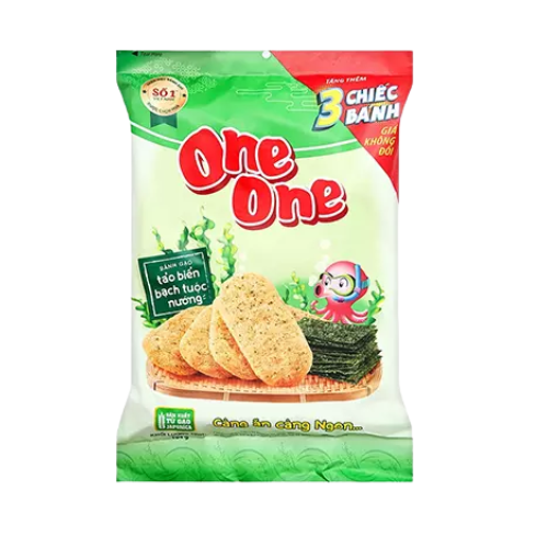 SN.PC- Rice Cracker Grilled octopus seaweed One One 104g
