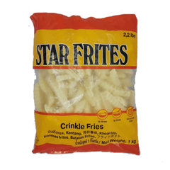VEF- French Fries Crinkle Cut Star Frites 1kg