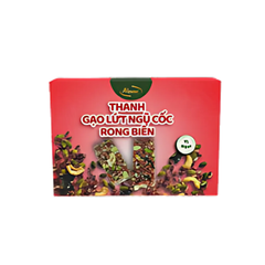 GR.R- Sweet Brown Rice Cereal Bar With Seaweed Alpuna 216g