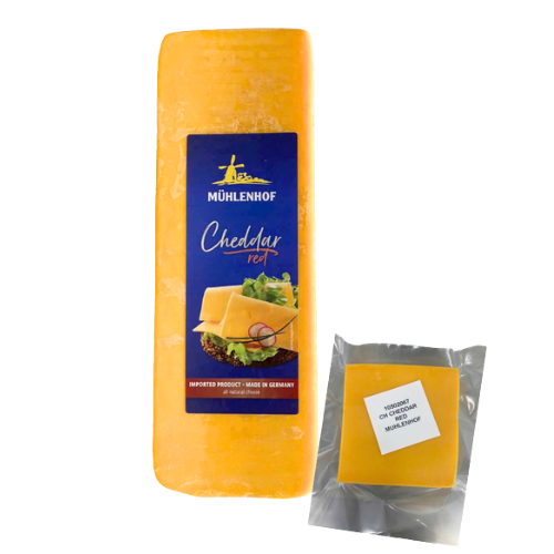 OD-DA.C-Mild Red Cheddar Cheese Muhlenhof 3kg