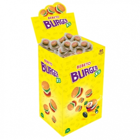 SN.CD- Mini Burger Chewing Candy Bebeto 10.5g (mã lẻ 1 cái)