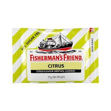 SN.CD- Citrus Menthol Flavour Lozenges Fisherman's Freind 25g