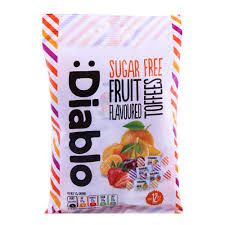 SN.CD- Sugar Free Candy Fruit Flavoured Toffees Diablo 75g